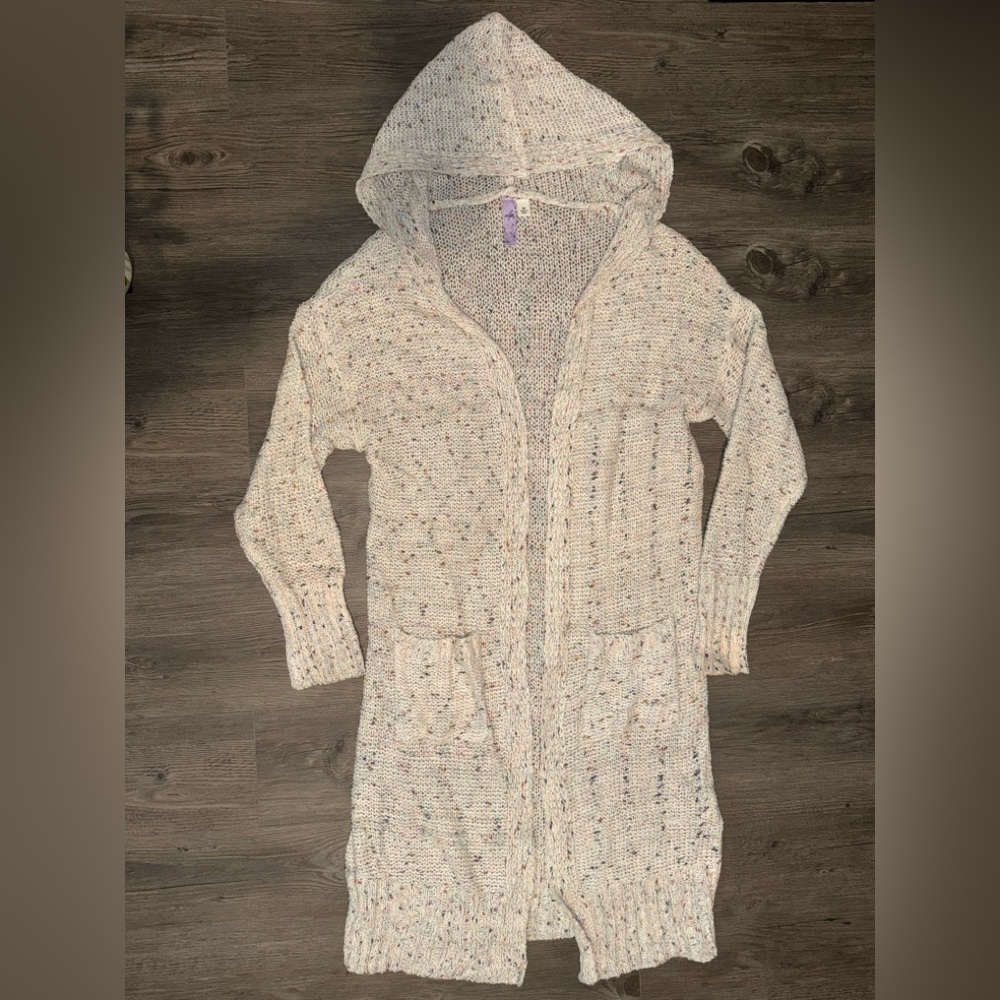 Cozy Knit Hooded Cardigan